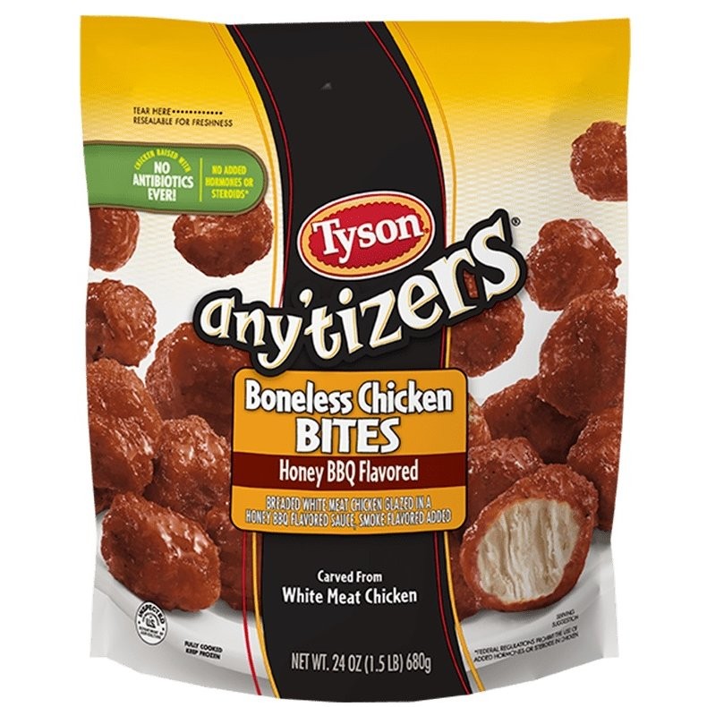 TYSON ANYTIZER CHICKEN BITES BBQ 24oz