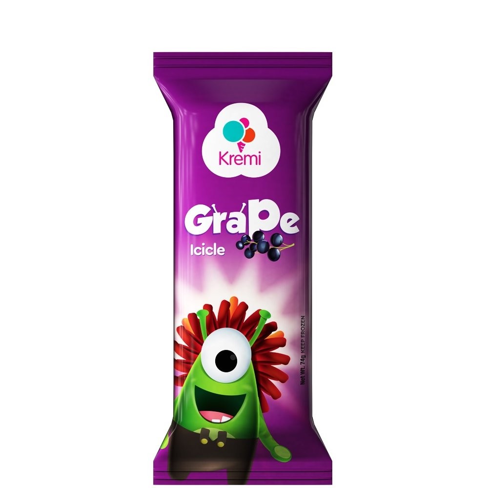 KREMI ICICLE GRAPE 74g