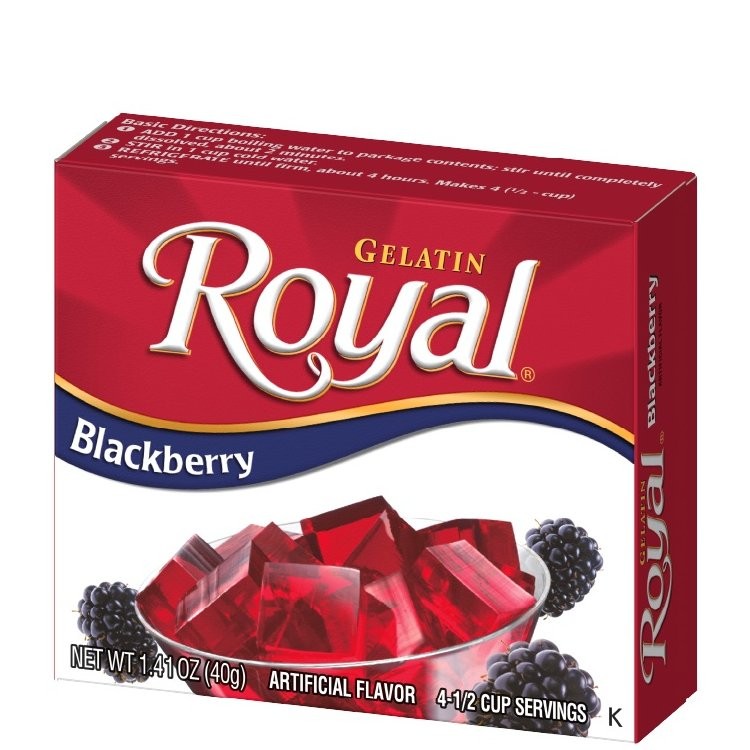 ROYAL GELATIN BLACKBERRY 1.4oz