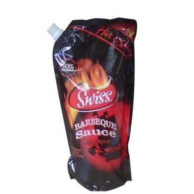 SWISS BBQ SAUCE HOT SPICY 565g