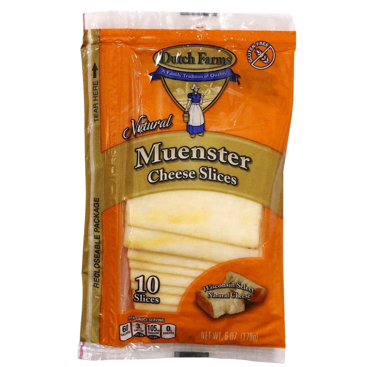 DUTCH FARMS MUENSTER SLICE 6oz
