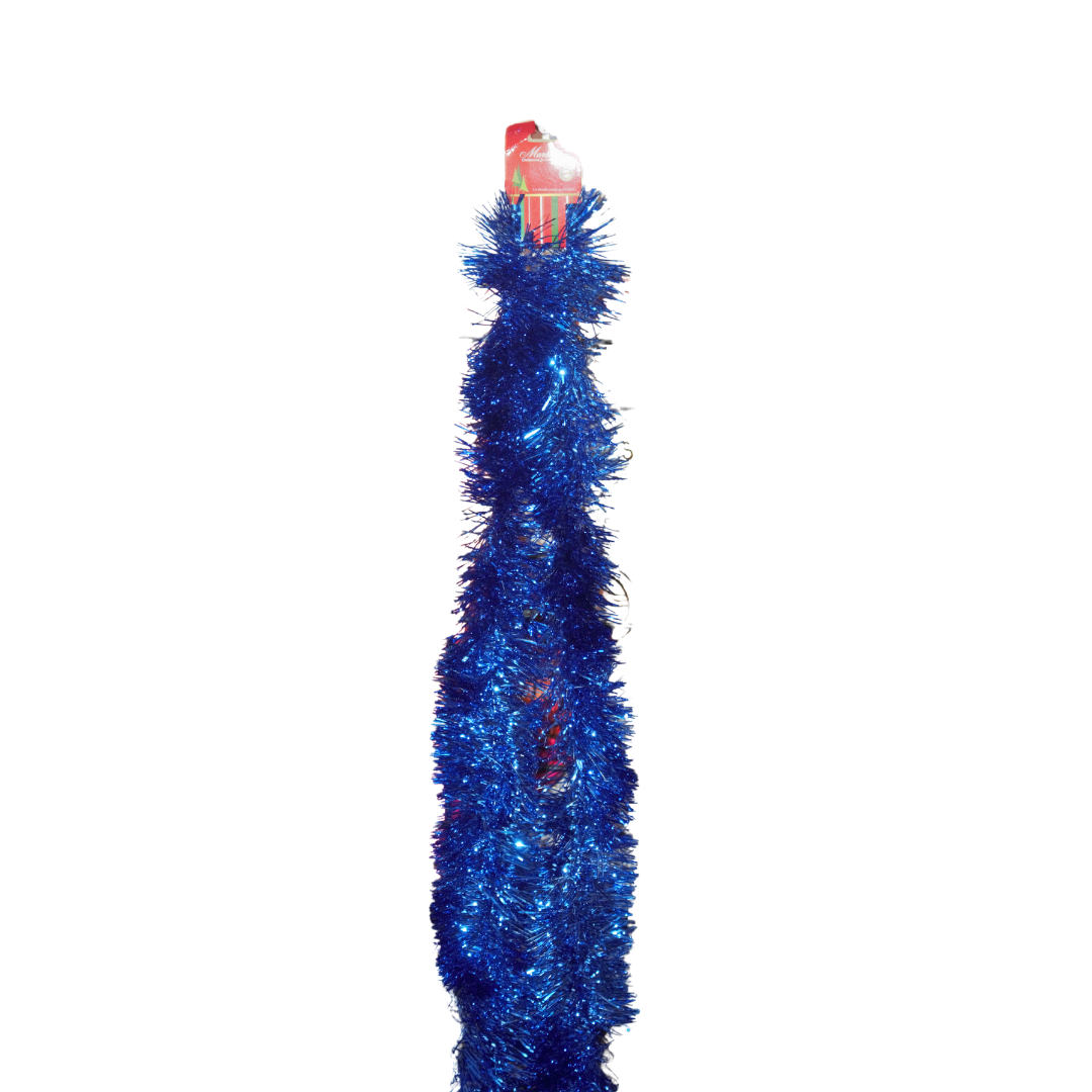 Christmas Tinsel, Royal Blue