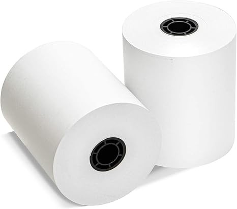 3 1/8 x 190 Thermal Receipt Paper Rolls For Most POS Systems and Receipt Printers, Compatible With Clover Station, Square Station, Toast Station, TM-T88, TSP Series (30 Rolls)