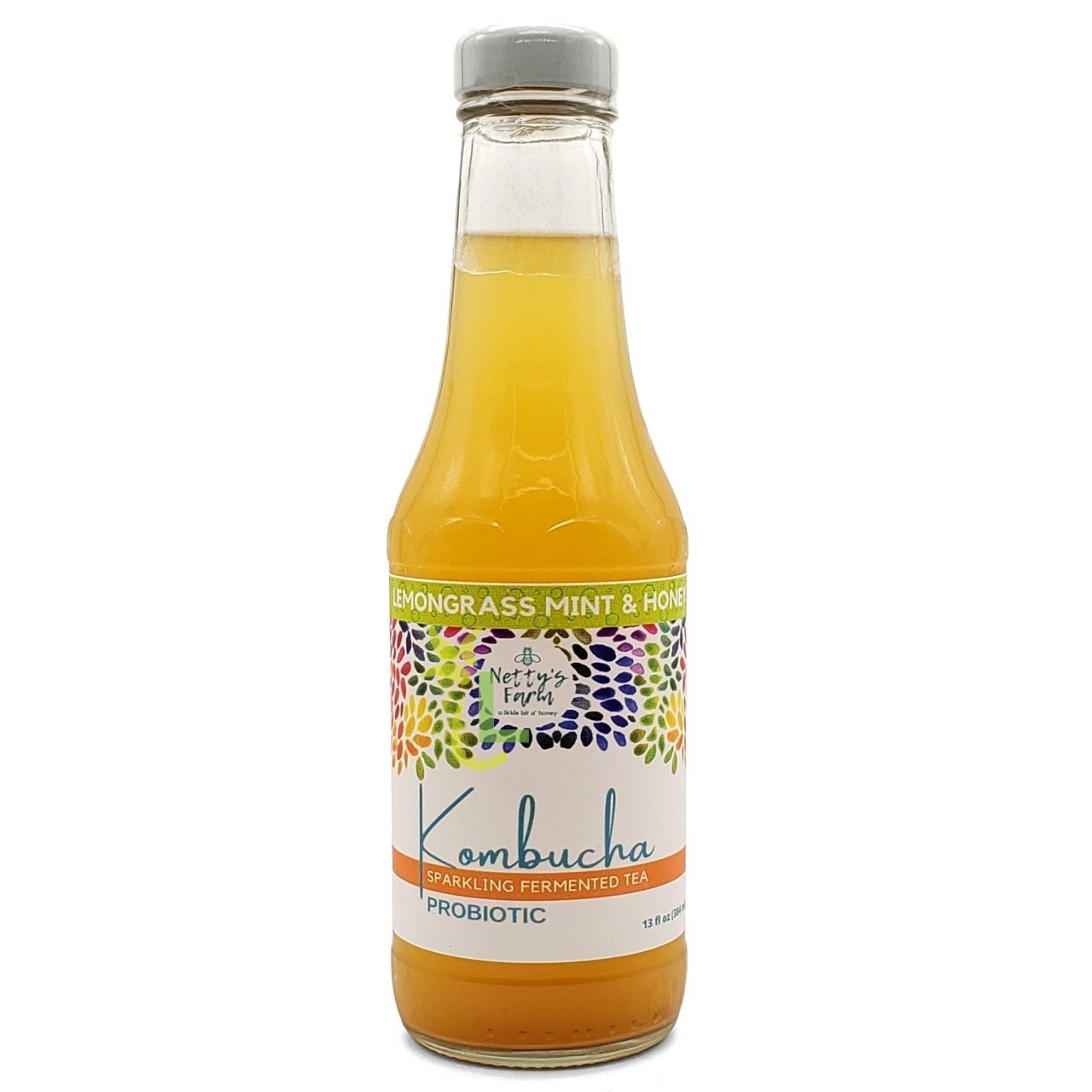 NETTYS KOMBUCHA LEMONGRASS MINT HNY 13oz