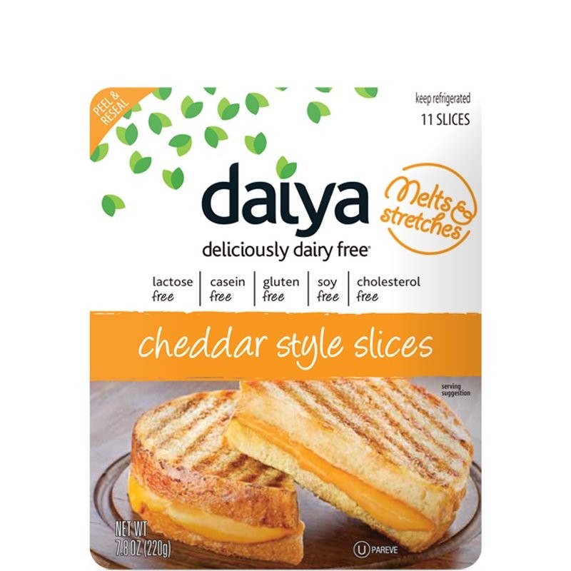 DAIYA CHEDDAR STYLE SLICES 7.8oz