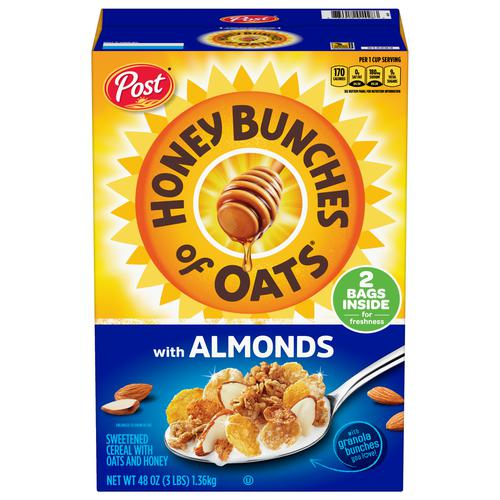 Honey Bunches of Oats Sweetened Cereal with Oats and Honey 1.36 kg / 48 oz