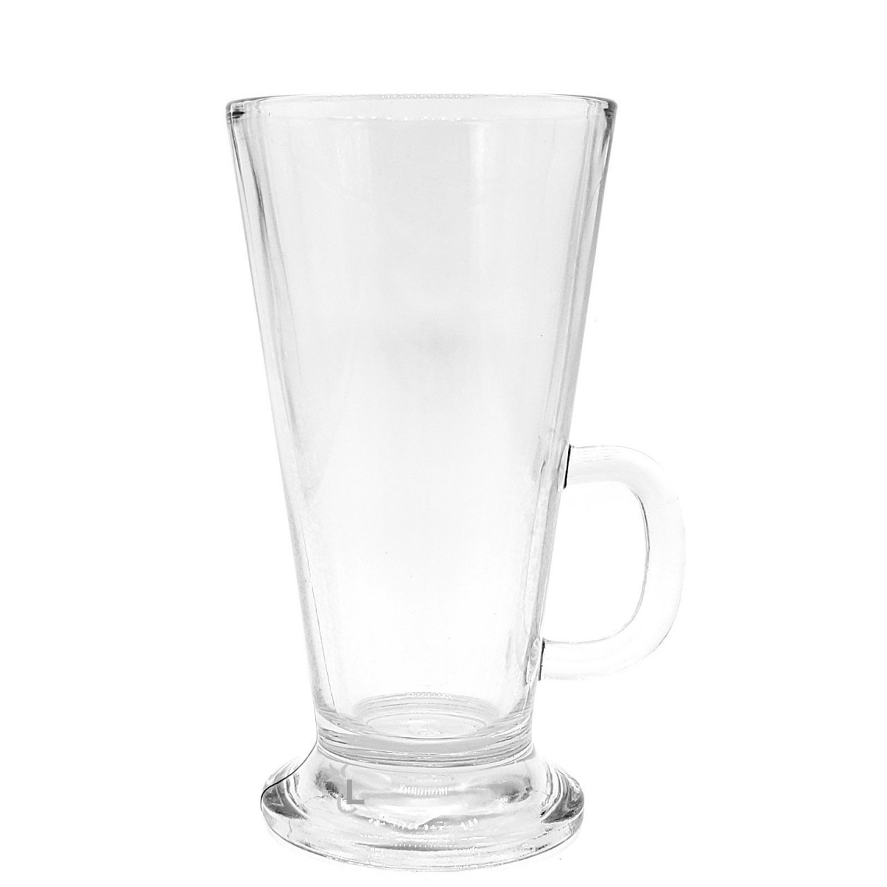 KIM GLASS MUG FOOTED 1ct