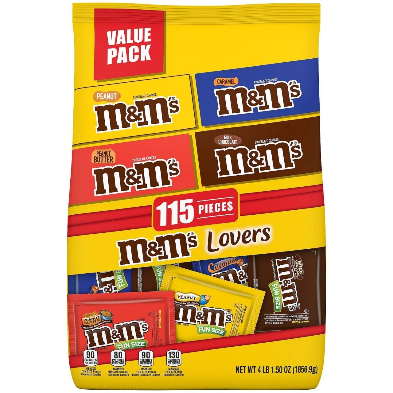 M&M LOVERS VALUE PACK 4lb 1.5oz