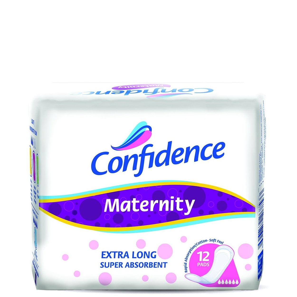 CONFIDENCE MATERNITY EXTRA LONG 12s