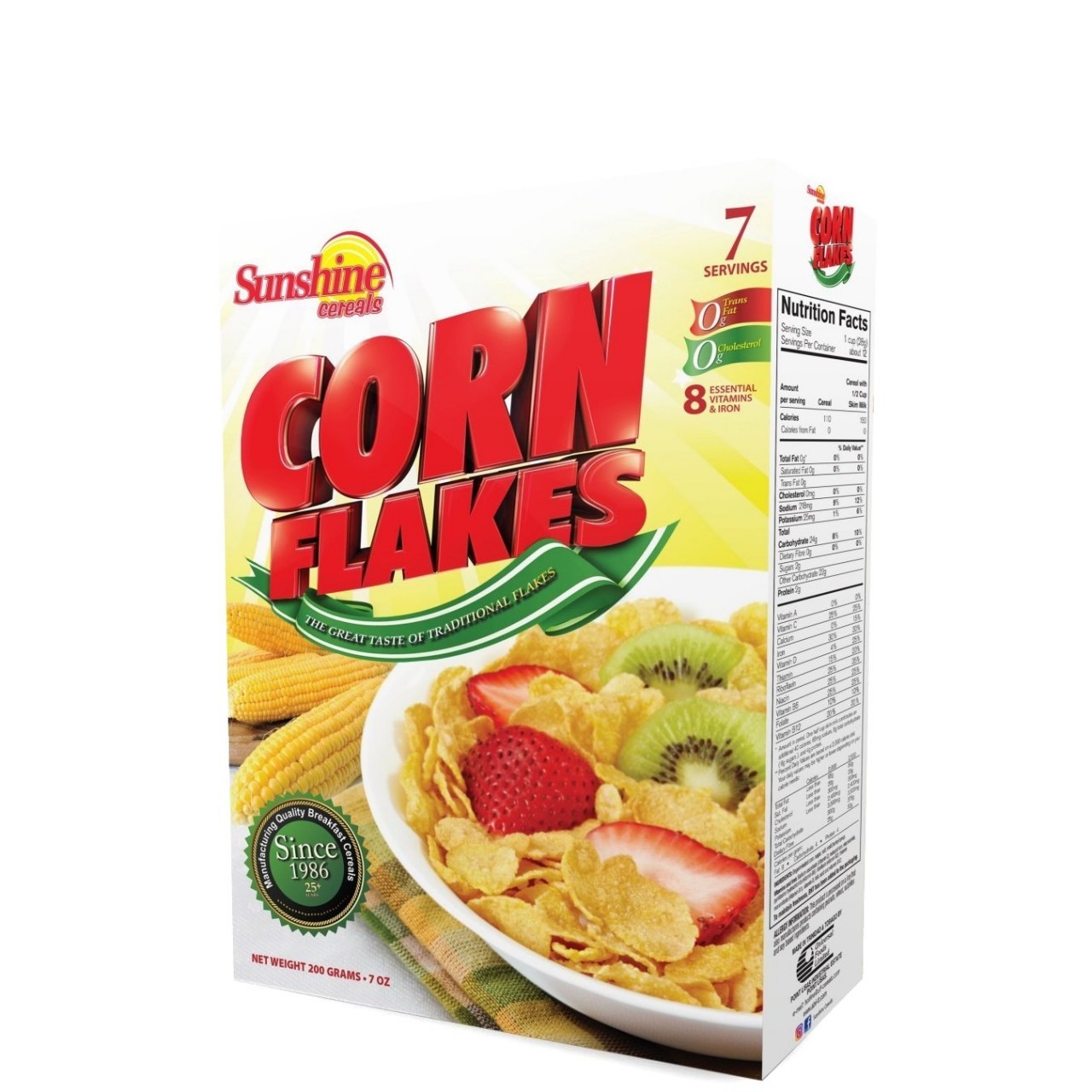 SUNSHINE CORNFLAKES 200g