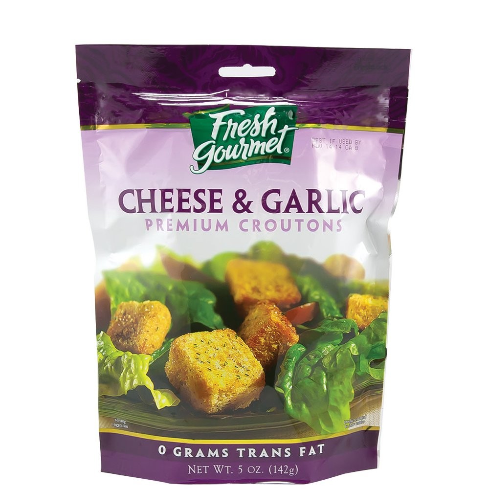 FRESH GOURMET CROUTON CHEESE GARLIC 5oz