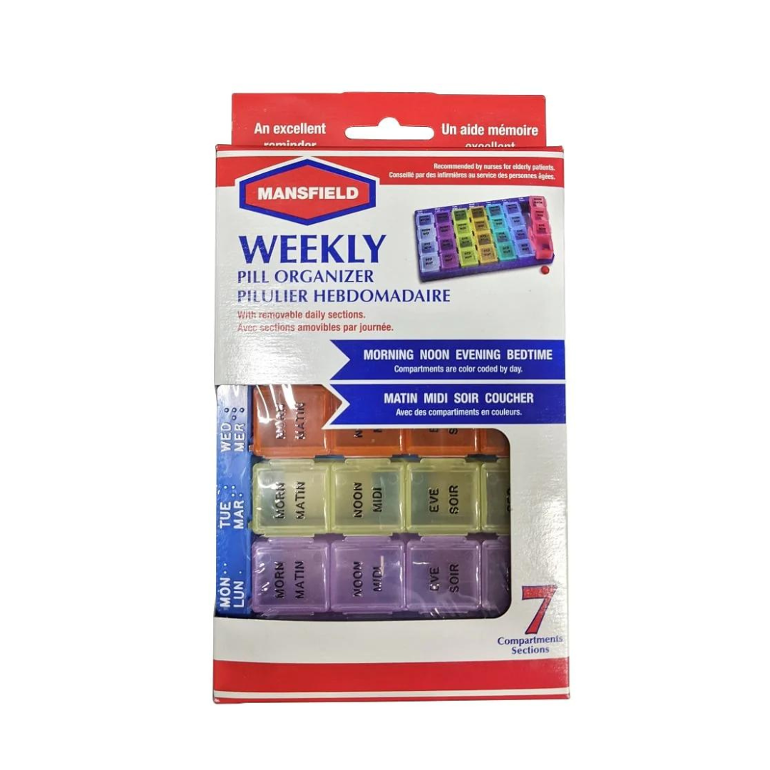 Mansfield Weekly Pill Organizer