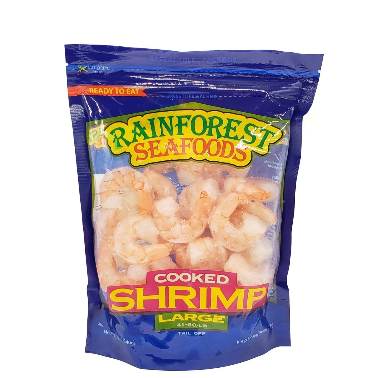 RAINFOREST SHRIMP 41-60 CKD 12oz