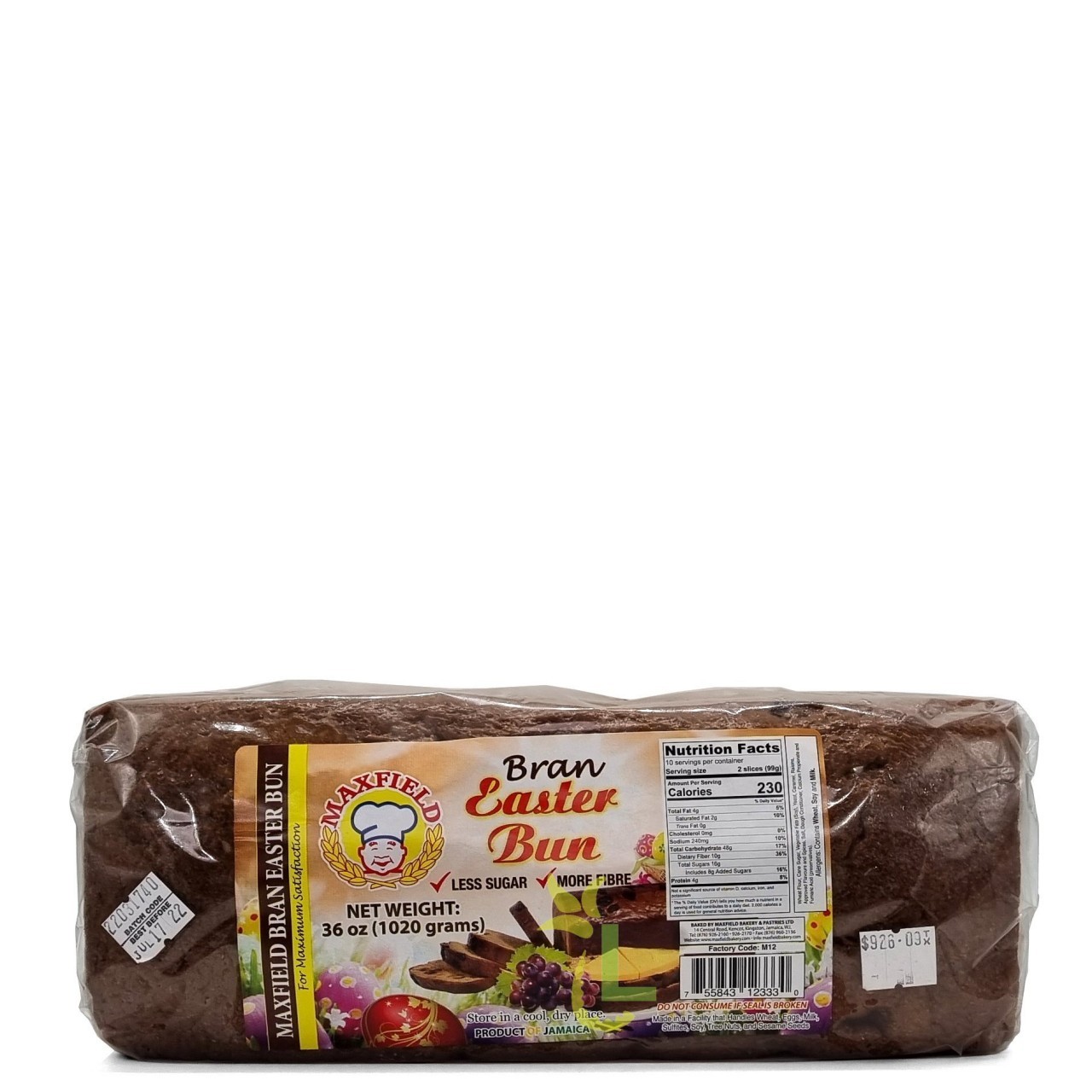 MAXFIELD BUN BRAN 36oz