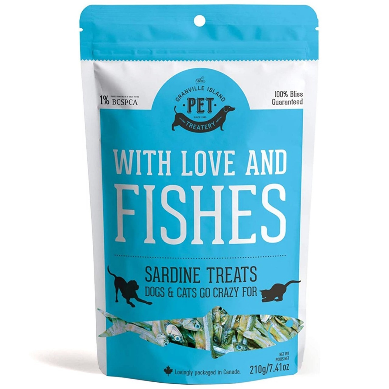 GRANVILLE ISLAND SARDINE TREATS 210g