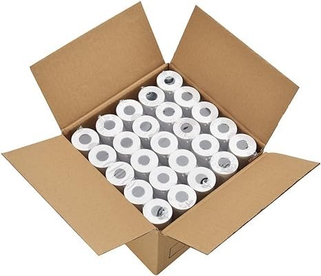 MFLABEL 2 1/4" x 50' Thermal Paper Cash Register POS Receipt Paper Credit Card Paper 100 Rolls