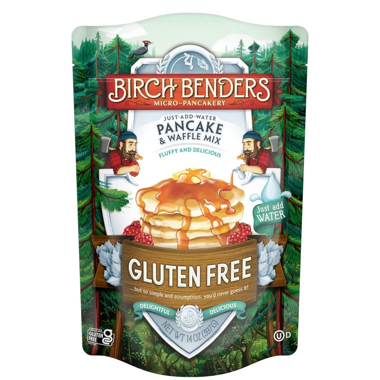 BIRCH PANCAKE MIX GLUTEN FREE 397g