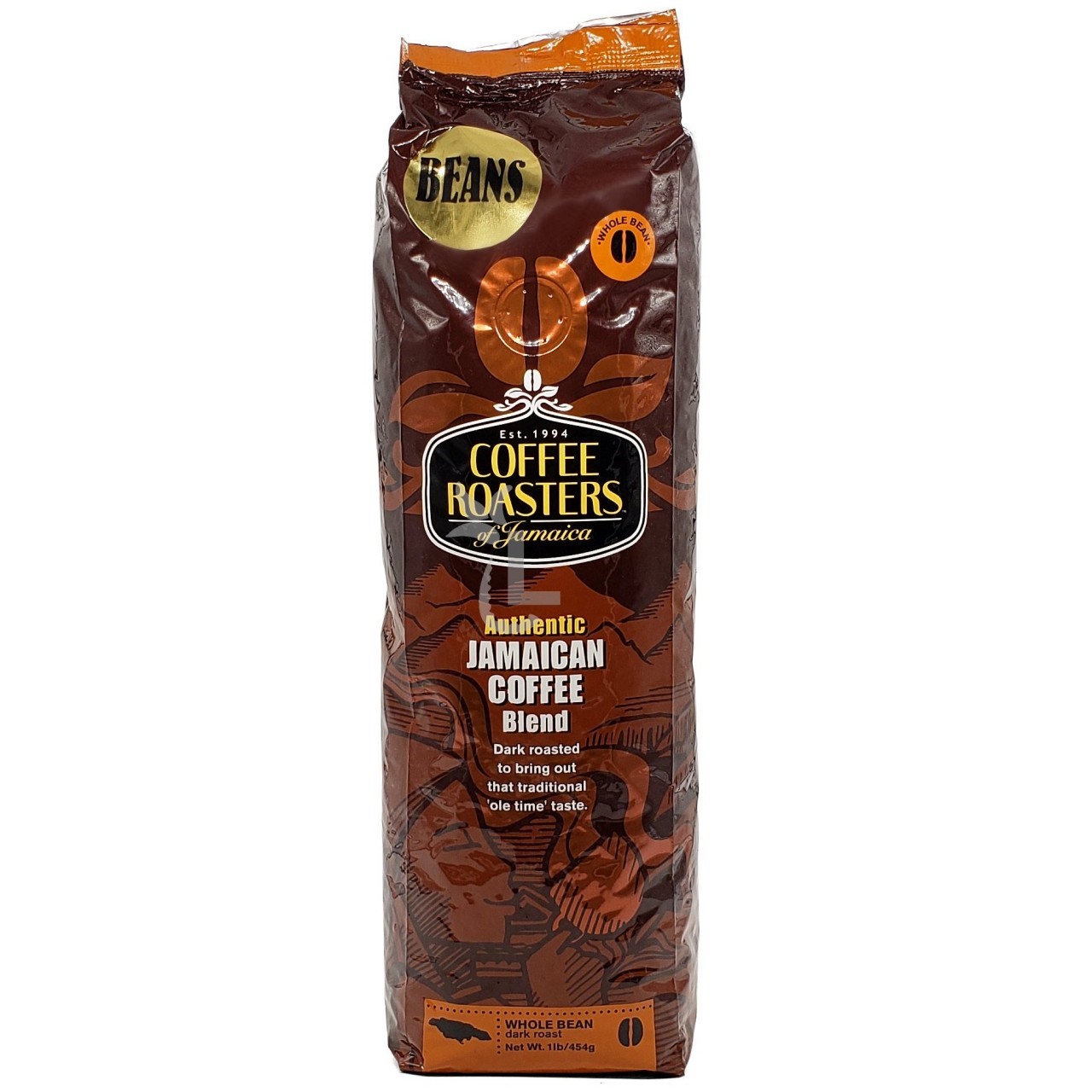COFFEE ROASTERS JA BLEND BEANS 16oz