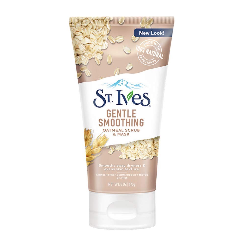 St Ives Oatmeal Scrub + Mask, Smooth & Nourished Oatmeal 6 OZ