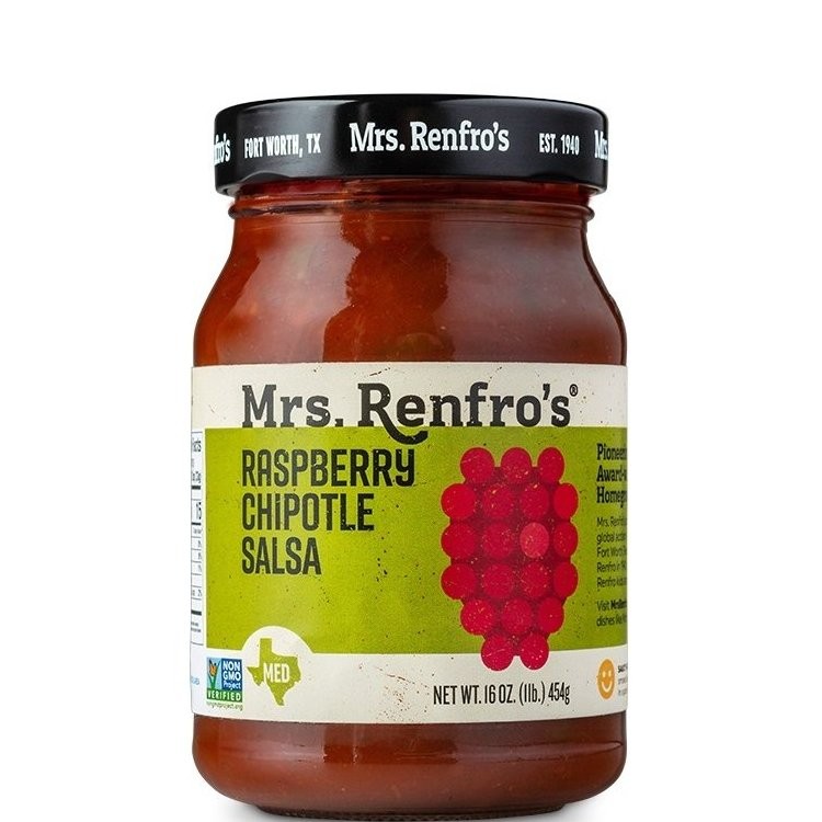 MRS RENFROS SALSA RASPBRRY CHIPOTLE 16oz