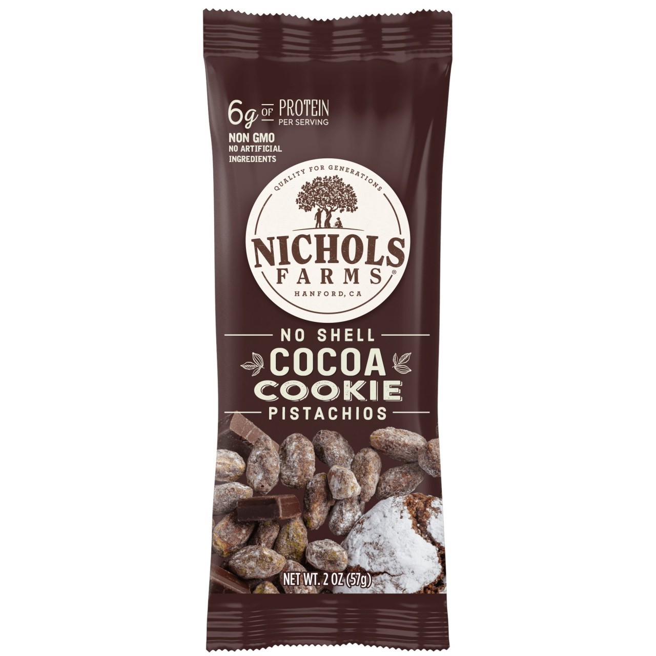 NICHOLS PISTACHIO COCOA COOKIE 2oz