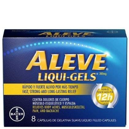 ALEVE LIQUID GELS 8s