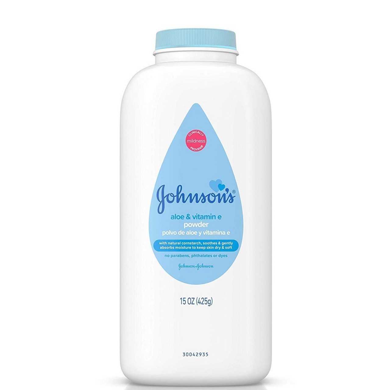 JOHNSONS BABY POWDER ALOE VITAMIN E 425g