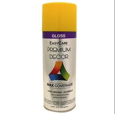 12oz. Gloss Sunflower Yellow Premium Decor Spray Paint