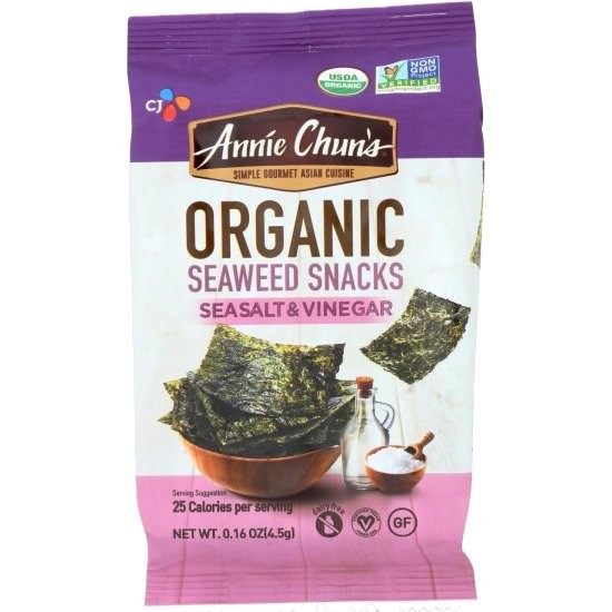 ANNIE CHUN SEAWEED SALT VINEGAR 0.16oz