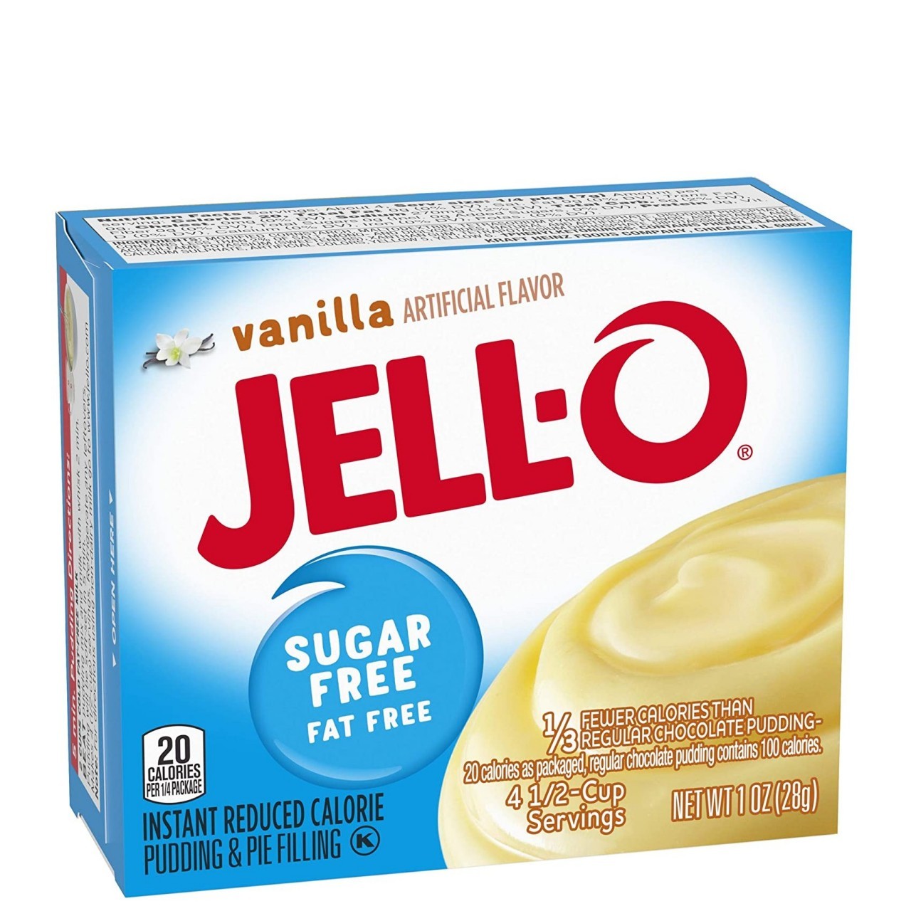 JELLO PUDDING VANILLA SF 1oz