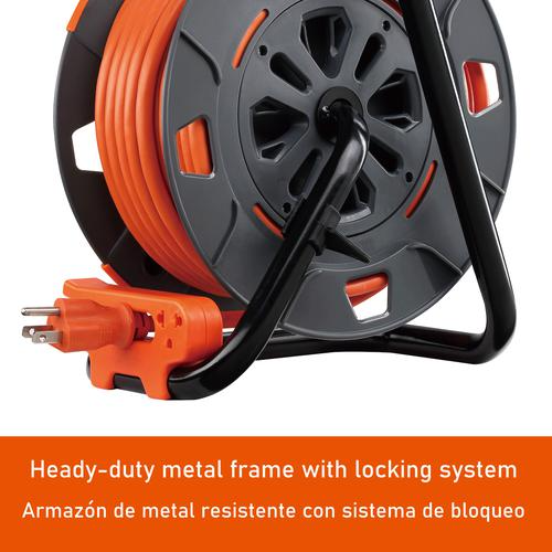 Link2Home Cable Reel with Retractable Extension 18.28 m