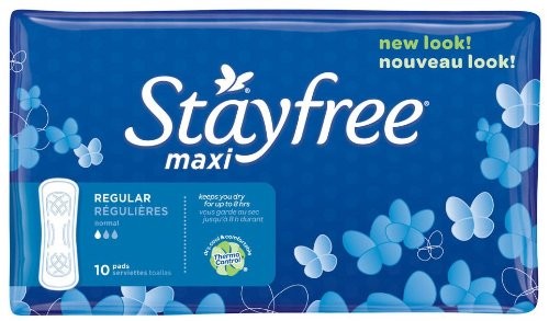 STAYFREE MAXI REGULAR 10s