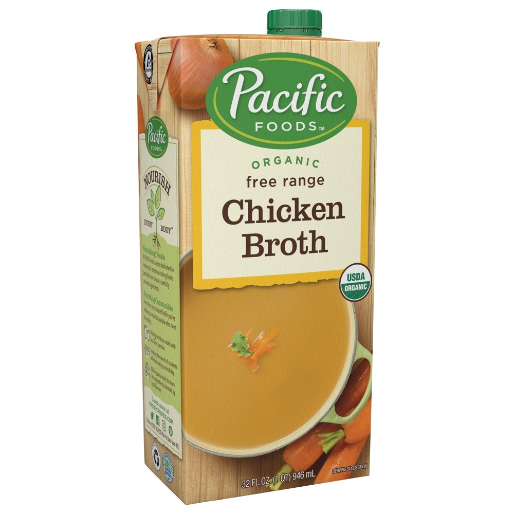 PACIFIC BROTH CHICKEN FREE RANGE 32oz