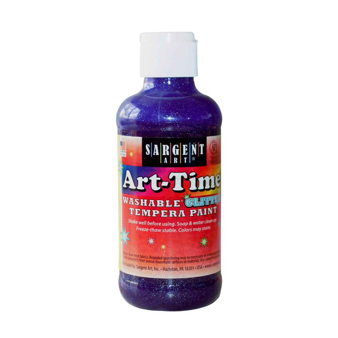 Sargent Art Washable Glitter Tempera Paint (Purple)