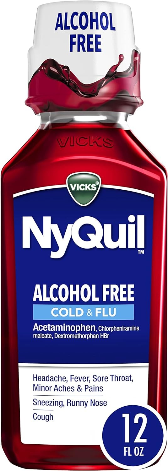 Buy Nyquil Alcohol Free Cold & Flu, 12 o
