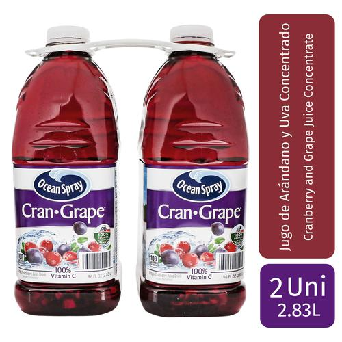 Ocean Spray Cran-Grape Juice 2 Units / 96 oz