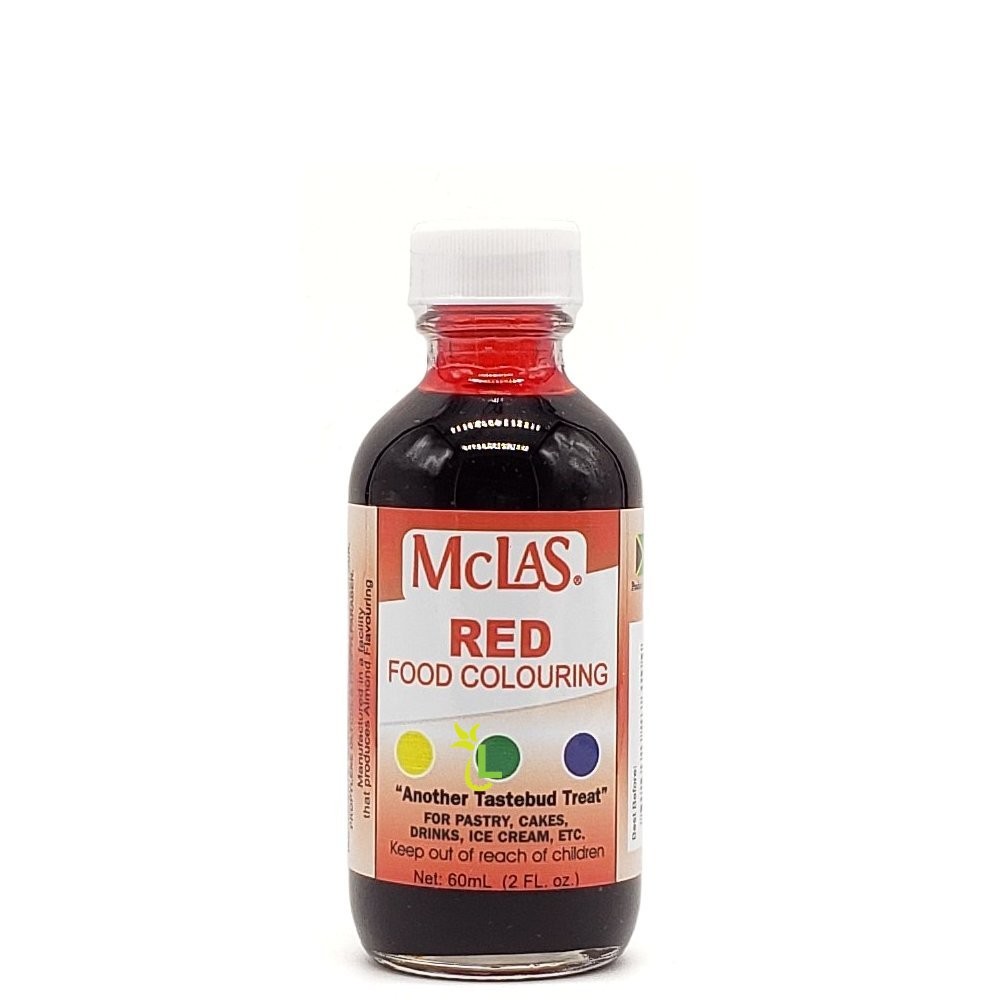 MCLAS FOOD COLOURING RED 60ml