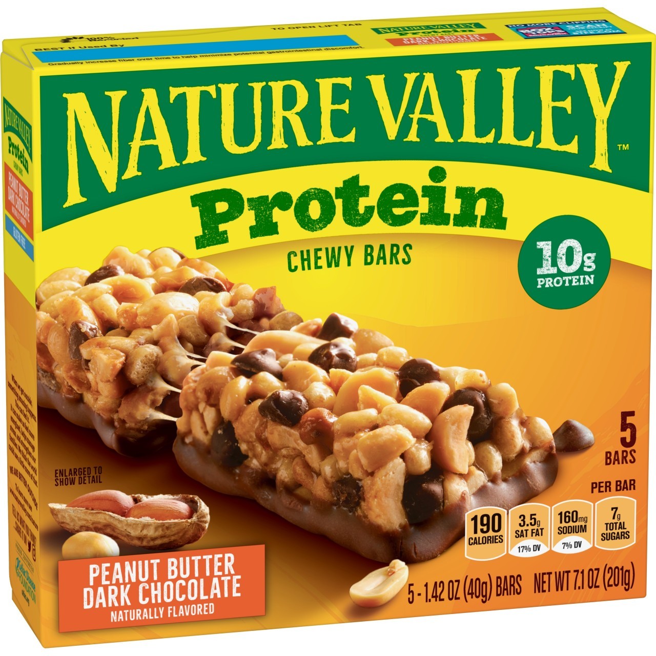 NATURE VAL PROTEIN PEANUT BTR CHOC 40g