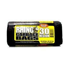 RHINO GARBAGE BAGS 24X36 (MEDIUM)