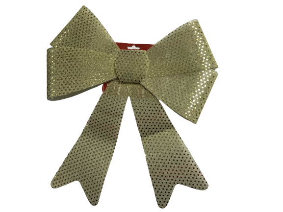 Christmas Bow 39X50CM Champagne