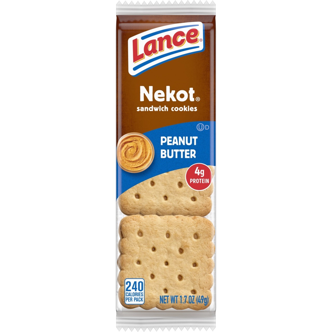 LANCE NEKOT PEANUT BUTTER 49g