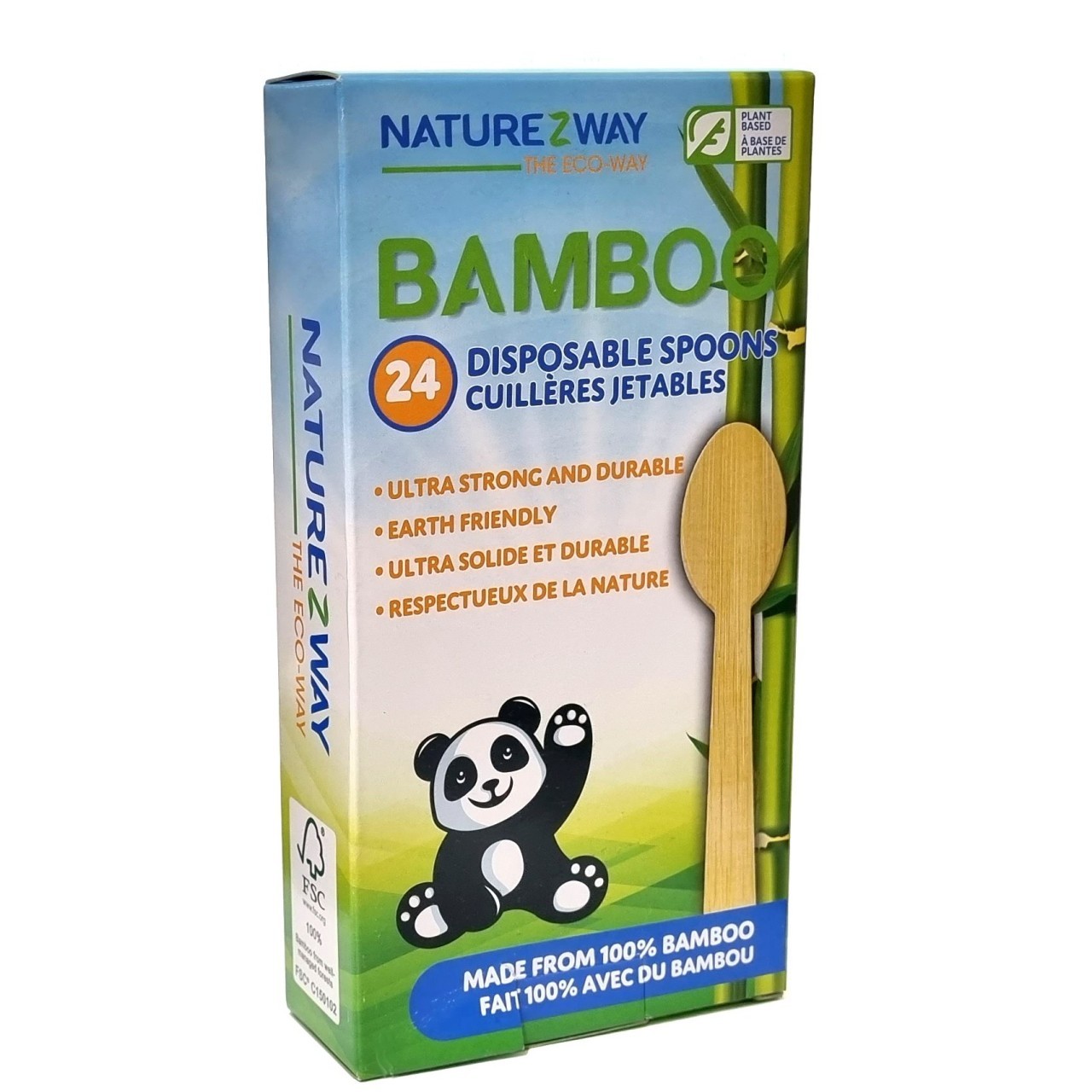 NATURZ BAMBOO SPOONS 24s