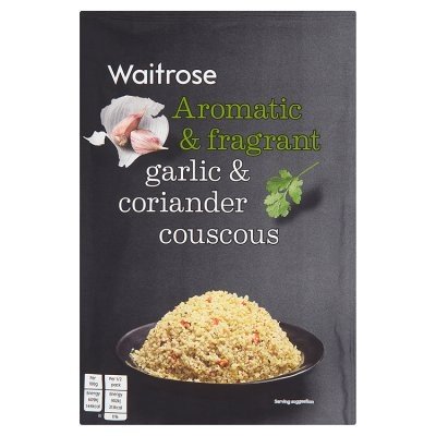 WAITROSE COUSCOUS GARLIC CORIANDER 110g