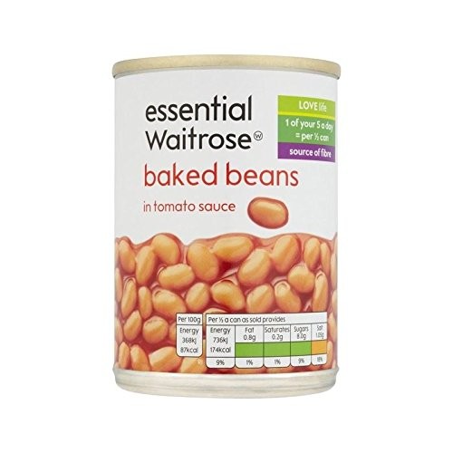 WAITROSE BEANS BAKED TOM SAUCE 400g