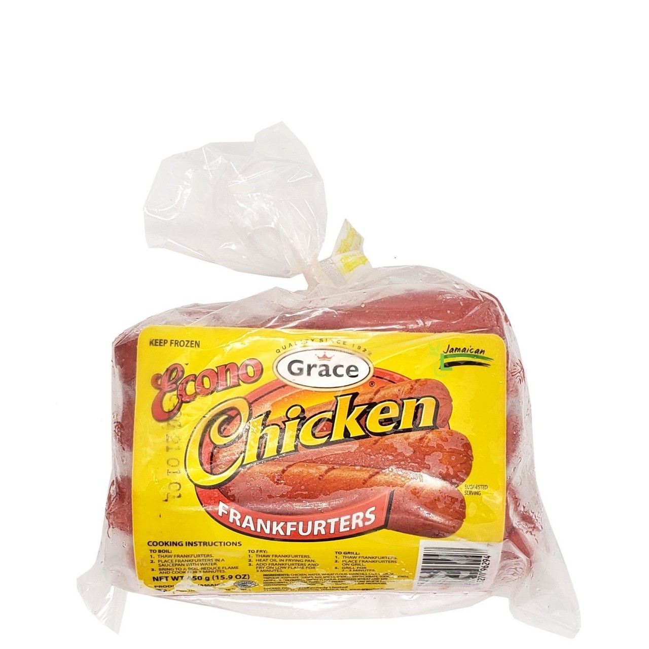 GRACE ECONO CHICKEN FRANKFURTER 450G