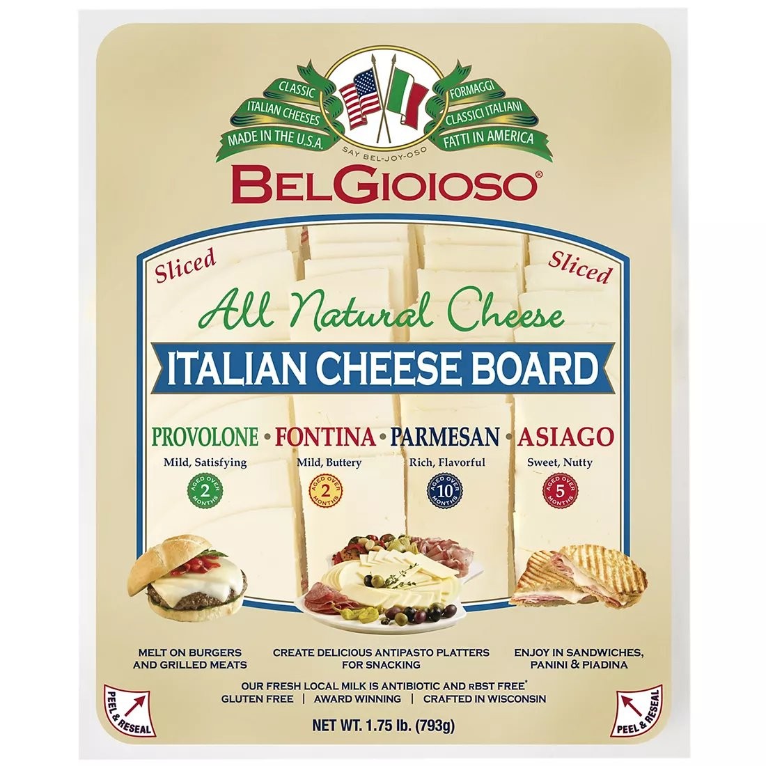 BELGIOIOSO ITALIAN CHEESE BOARD 793g