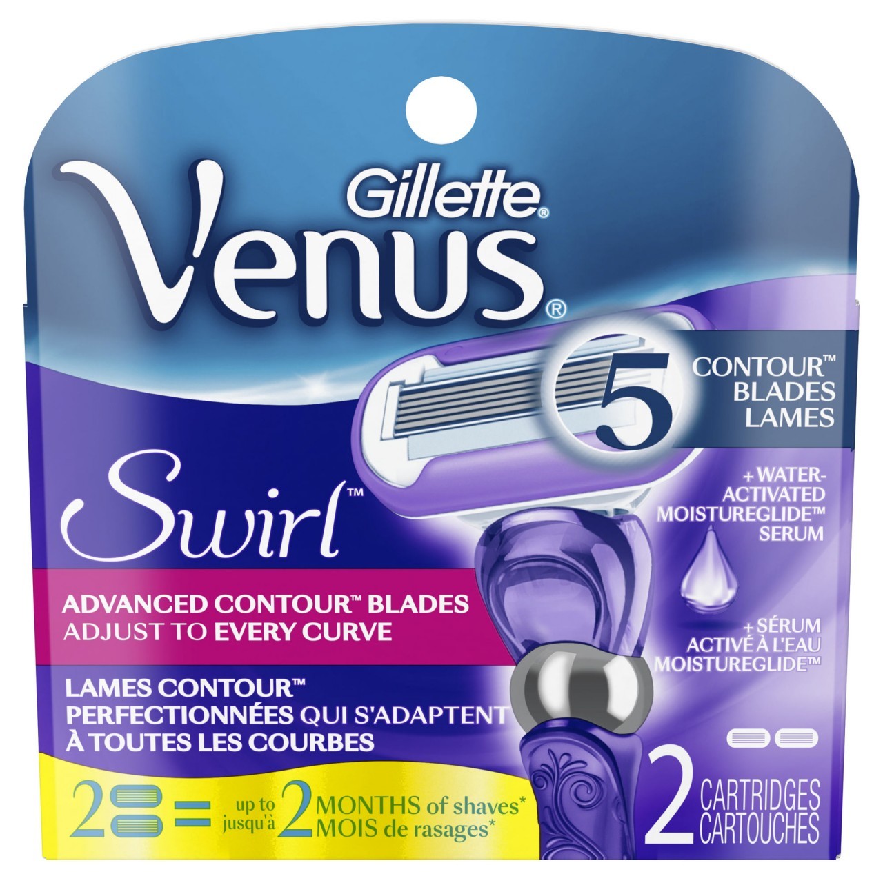 GILLETTE VENUS SWIRL RAZOR 4s