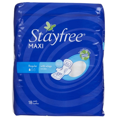 STAYFREE MAXI REGULAR WINGS 18s