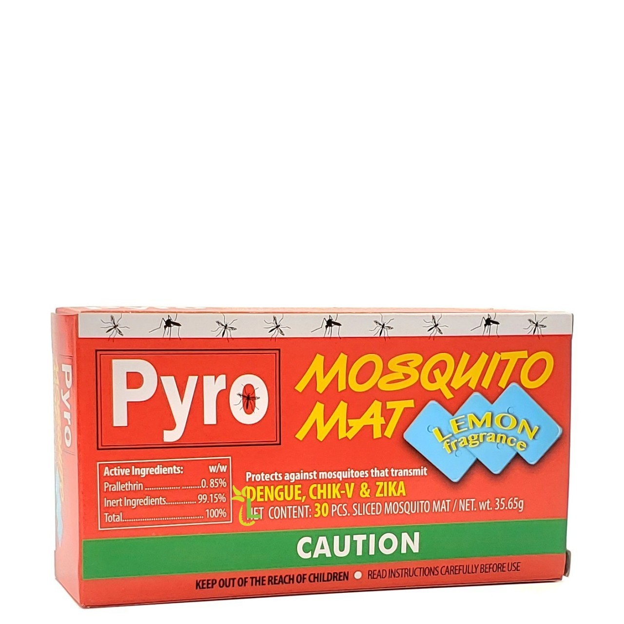 PYRO MOSQUITO MATS LEMON 30s