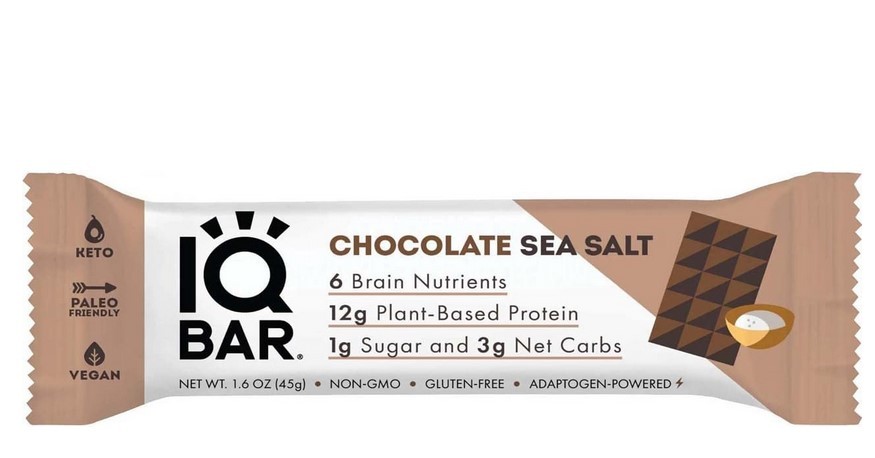 IQ BAR KETO CHOCOLATE SEASALT 45g